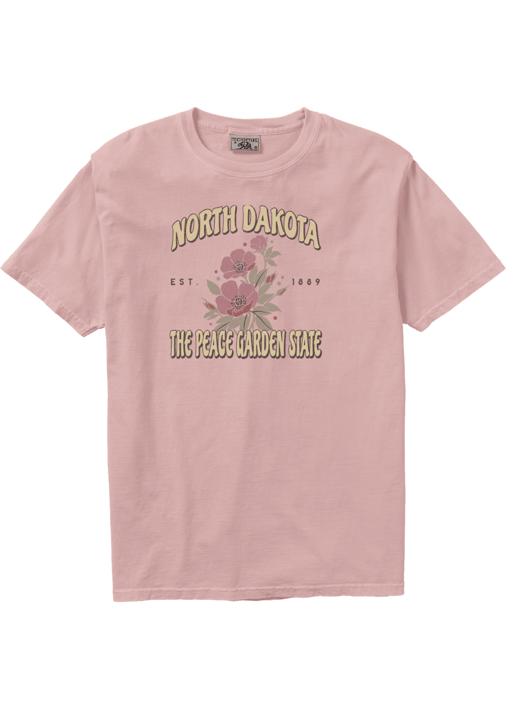 North Dakota Prairie Rose Tee