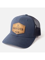 North Dakota: Established 1889:  Leather Patch: Trucker Hat