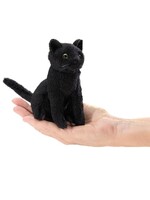 Mini Cat Black Finger Puppet