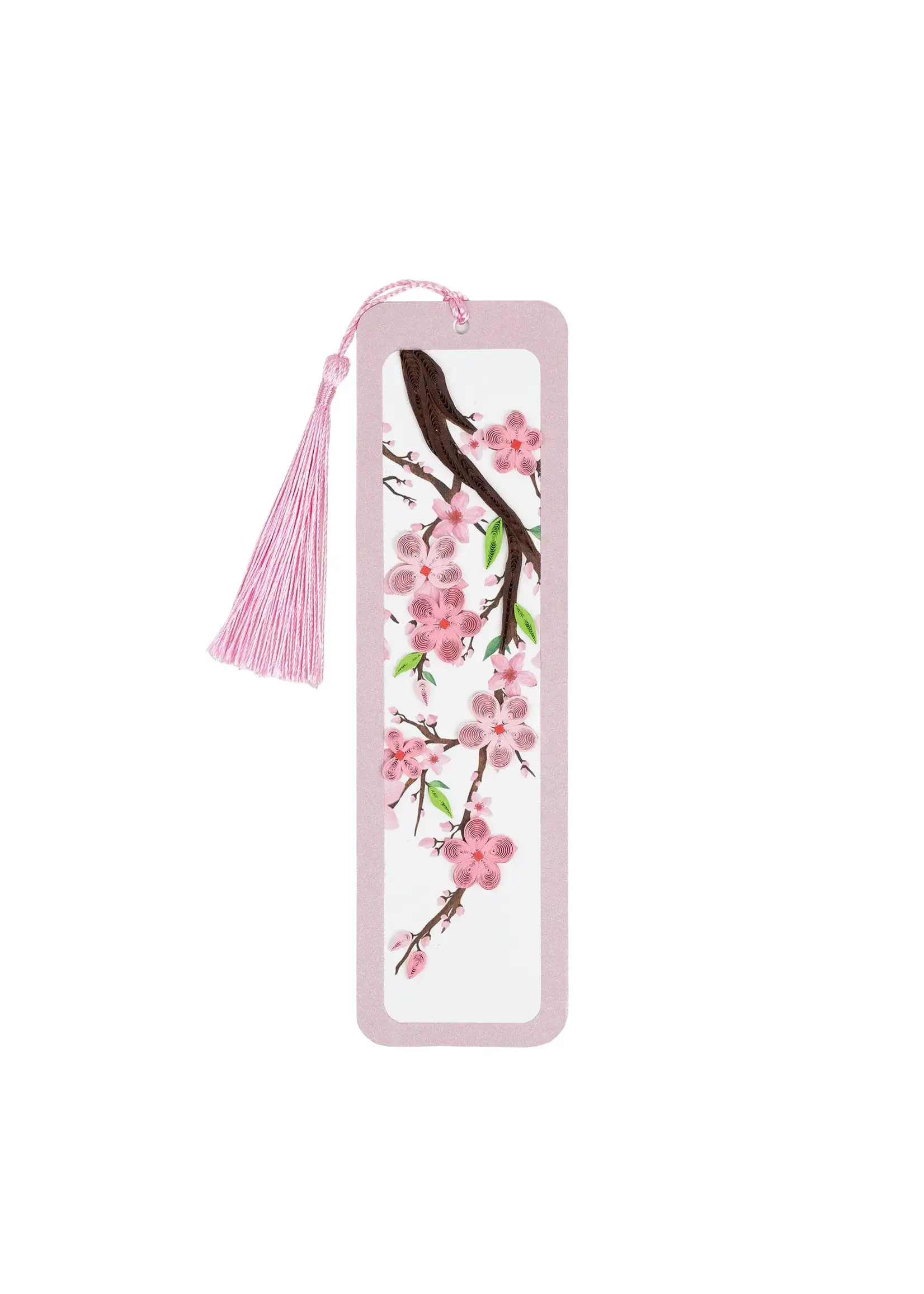 Cherry Blossoms Handmade Quilled Paper Bookmark
