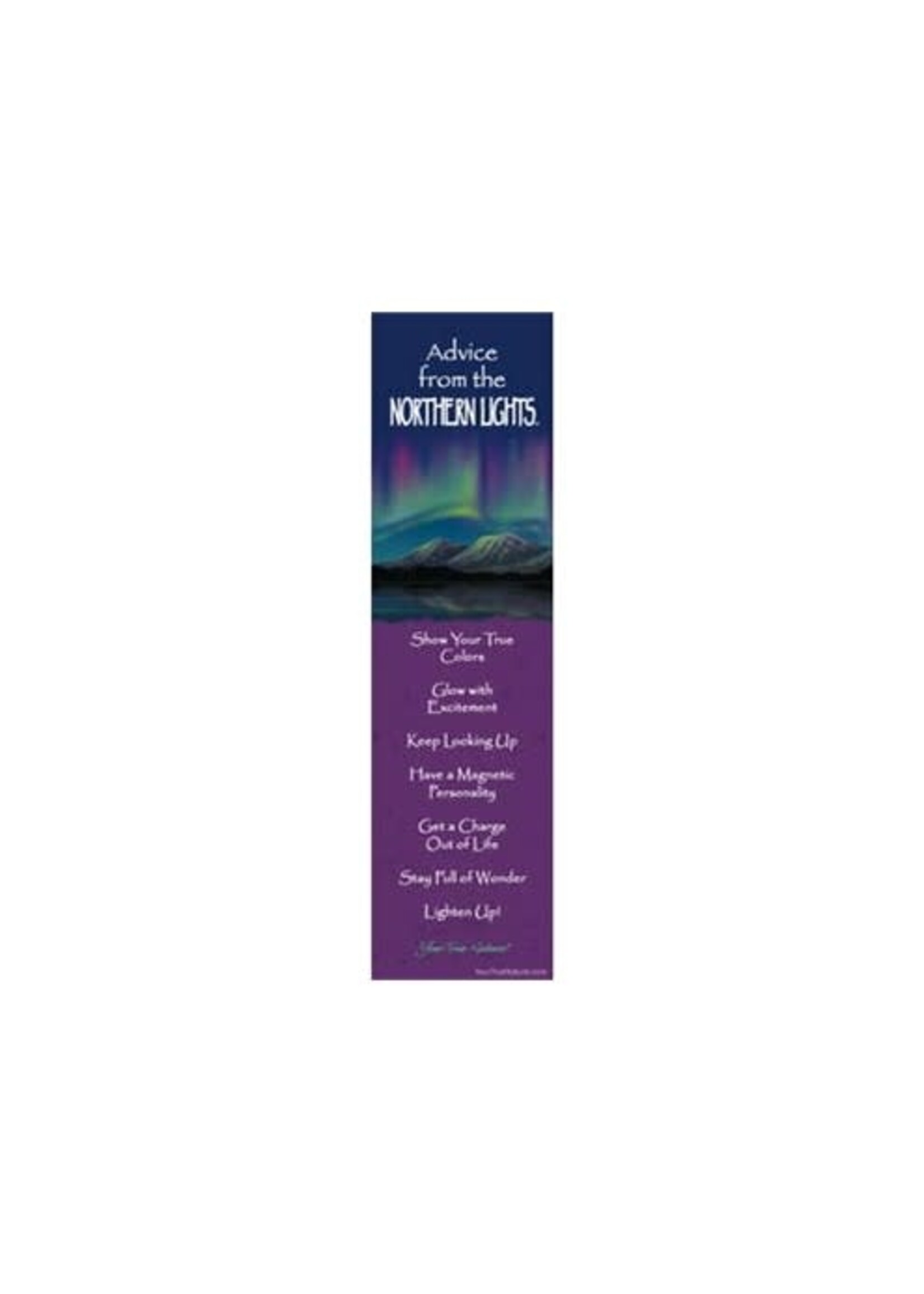 Advice From the Northern Lights Laminated Bookmark