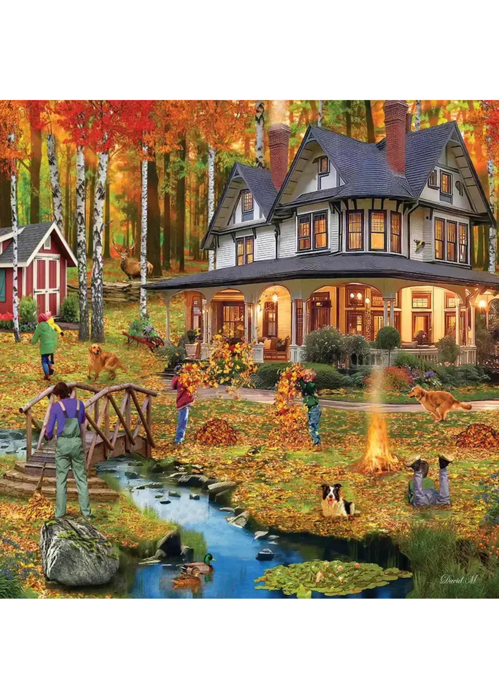 Autumn Leaves 1000 Piece Jigsaw Puzzle
