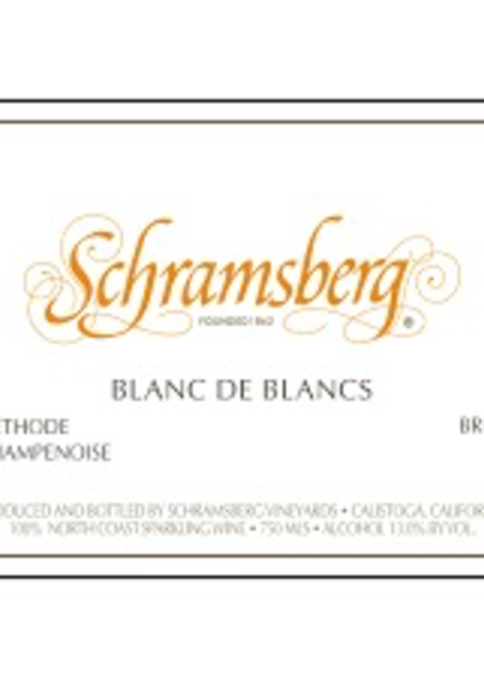 Schramsberg Schramsberg Blanc de Blancs 750ML
