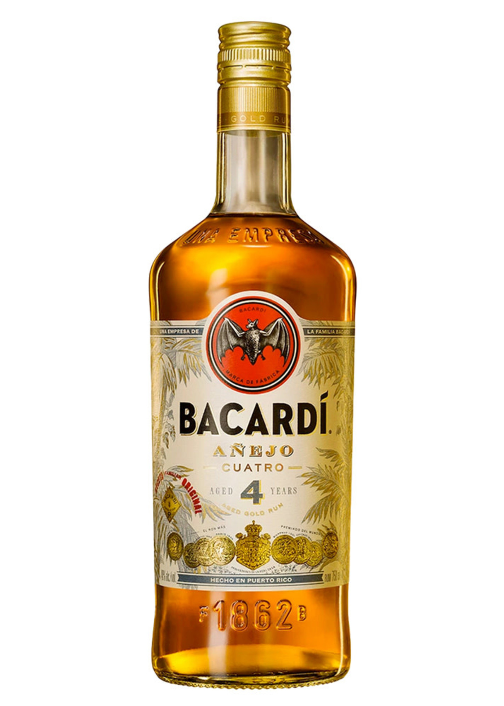 Bacardi Bacardi Anejo Cuatro 4 Rum 750ML