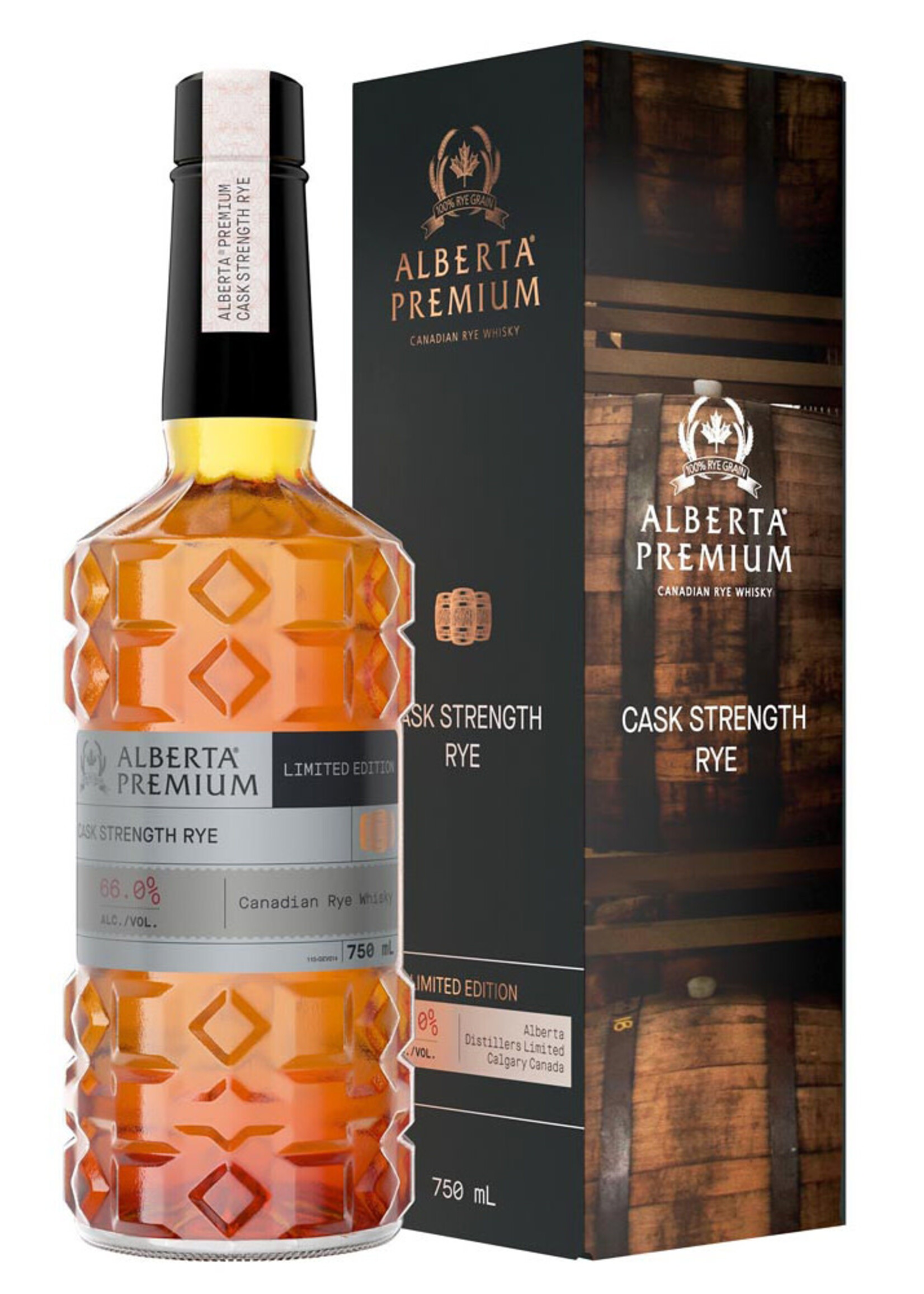 Alberta Cask Strength Rye Whiskey 750ML