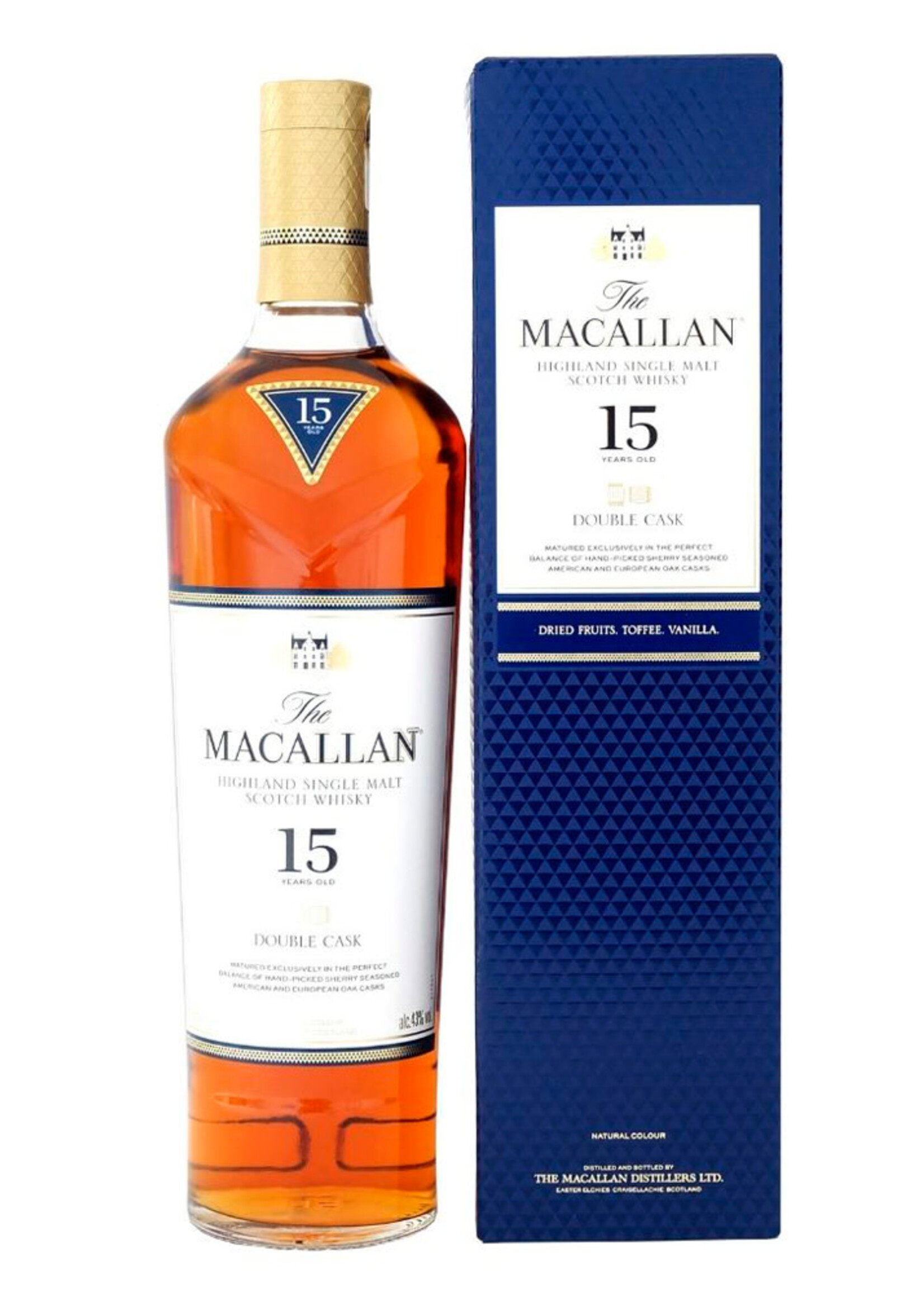 The Macallan Scotch Whisky 15 Year Old Double Cask 750ml – LP