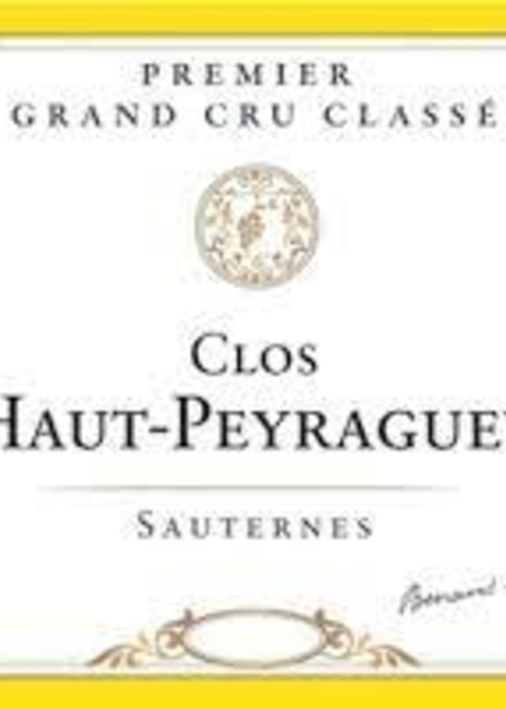 Clos Haut-Peyraguey 1er Grand Cru Classe Sauternes 2018 375ML