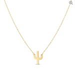 Royal Chain 14K Gold Cactus Necklace
