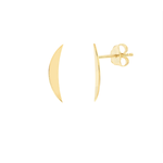 Midas 14K Cresent Moon Earrings