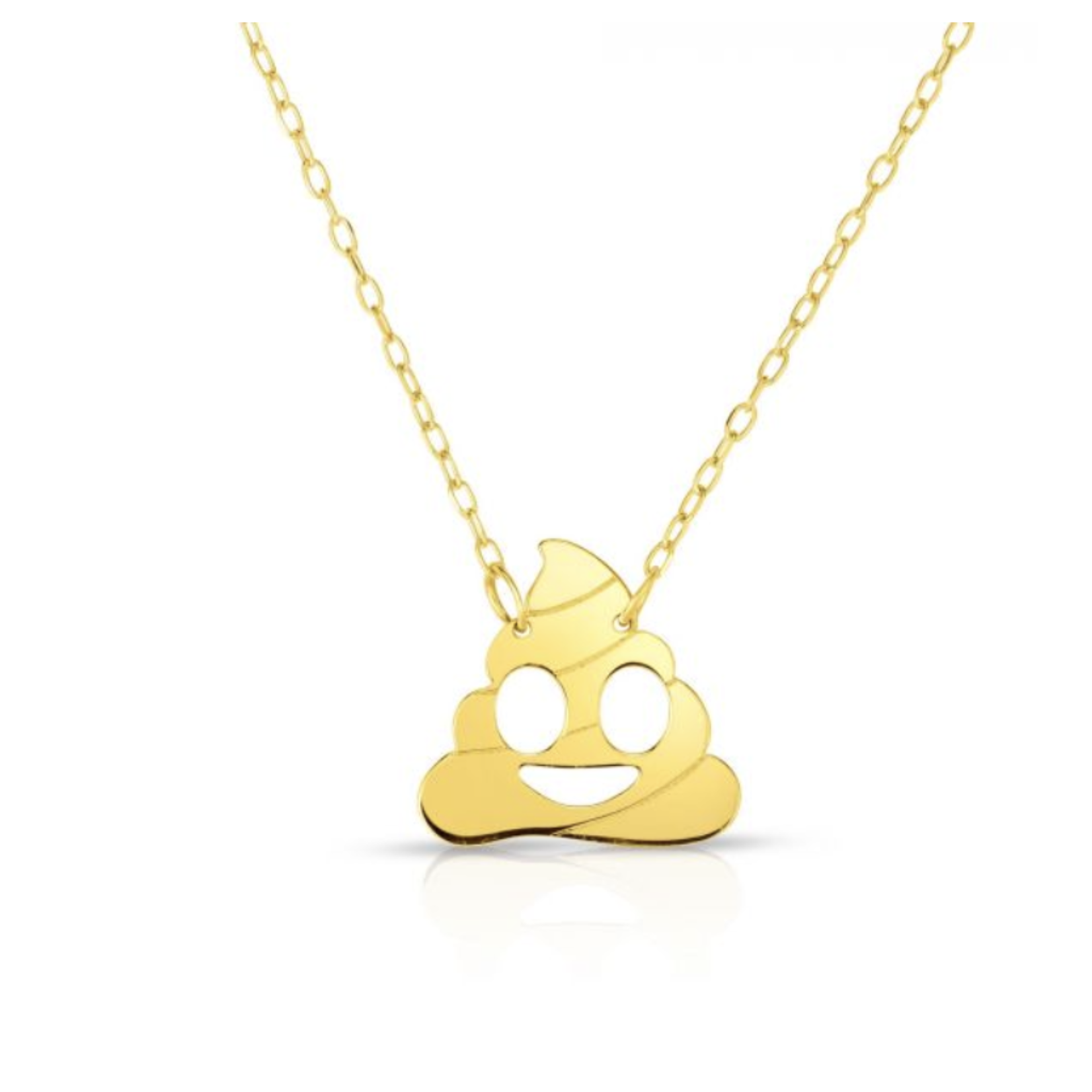 Royal Chain 14K Gold Poop Necklace