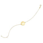 Royal Chain 14K Gold North Star Bracelet