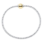 Cape Cod 14K Yellow Gold Bead Twist Wire Bracelet