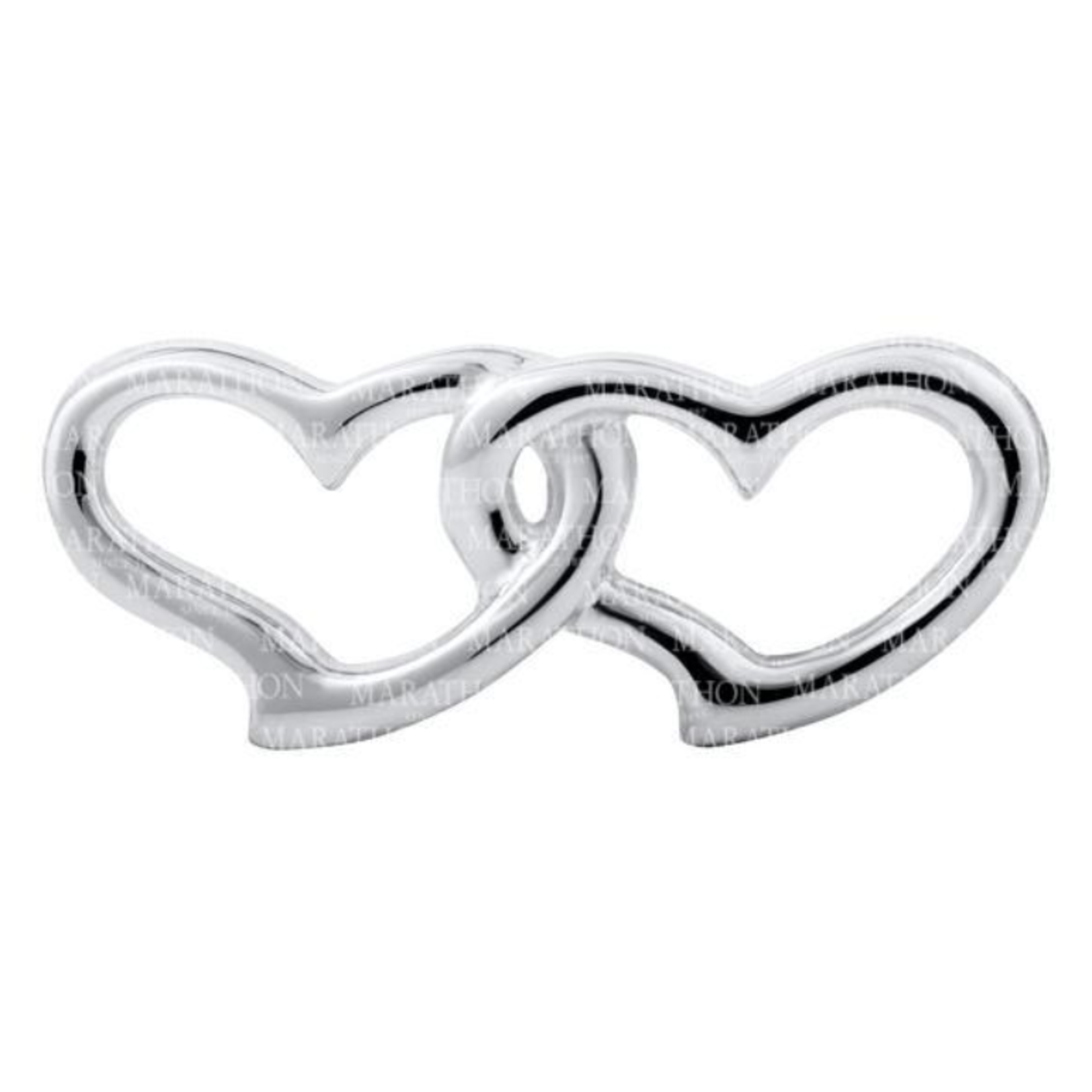 Lestage Double Hearts Clasp
