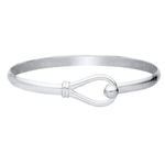 Lestage Silver Bead Loop Bracelet