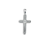 D'Amico Sterling Silver Medium Knot Cross Pendant