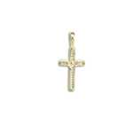 D'Amico 14K Yellow Gold Small Knot Cross pendant