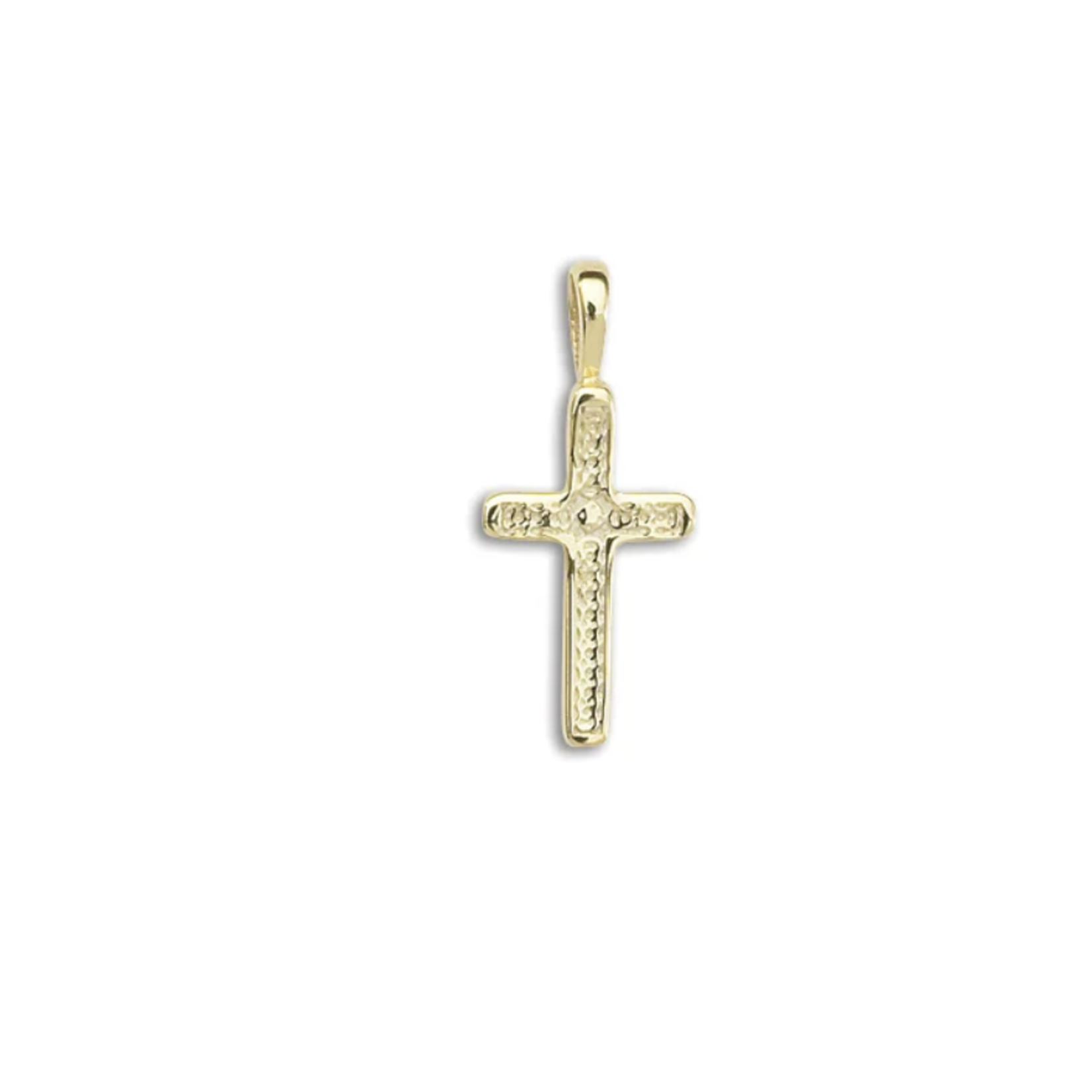 D'Amico 14K Yellow Gold Small Knot Cross pendant
