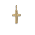D'Amico 14K Yellow Gold Outline Baby Cross