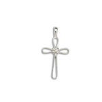 D'Amico Sterling Silver Medium X Cross Pendant