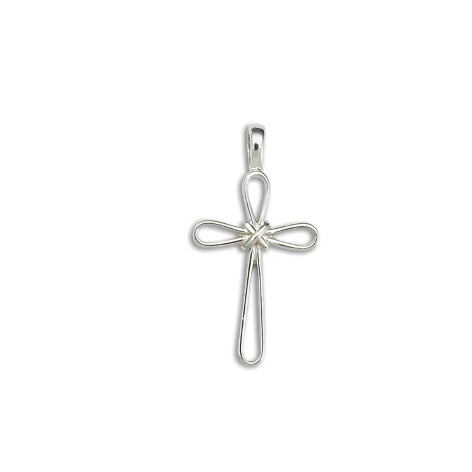 D'Amico Sterling Silver Medium X Cross Pendant