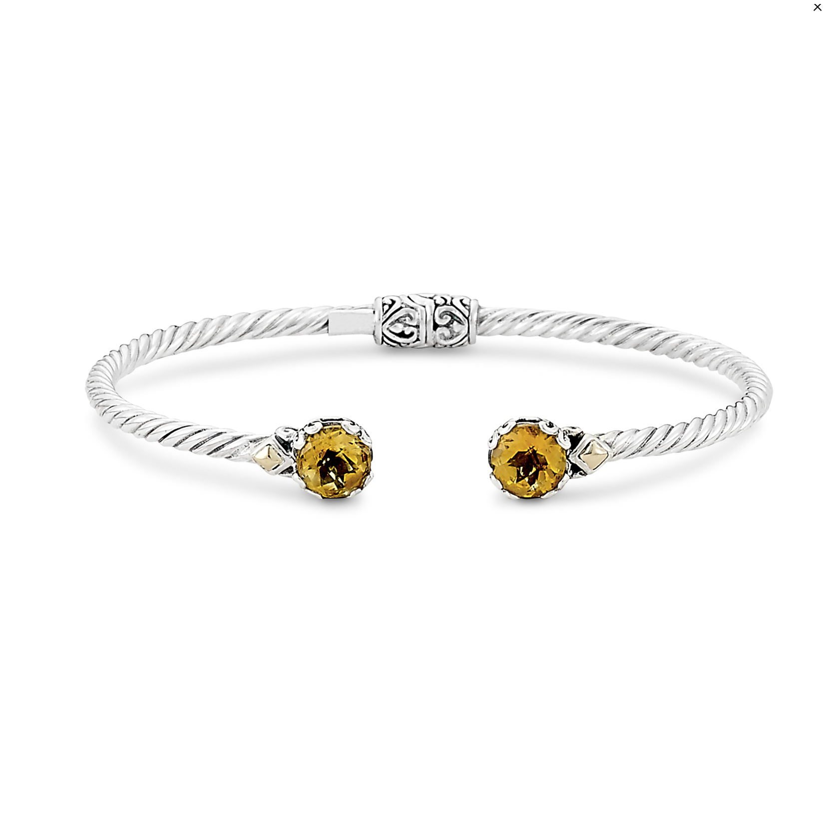 Samuel B. Genuine Birthstone Bangle Bracelet