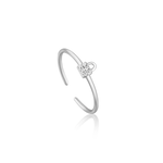 Ania Haie Padlock Sparkle Adjustable Ring