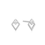 Ania Haie Spike Diamond Shape Earrings