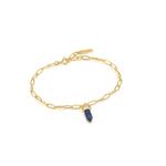 Ania Haie 14K Yellow Gold Plated Lapis Point Bracelet