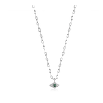 Ania Haie Silver Malachite Evil Eye Necklace