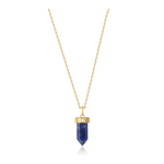 Ania Haie 14K Yellow Gold Plated Lapis Point Necklace