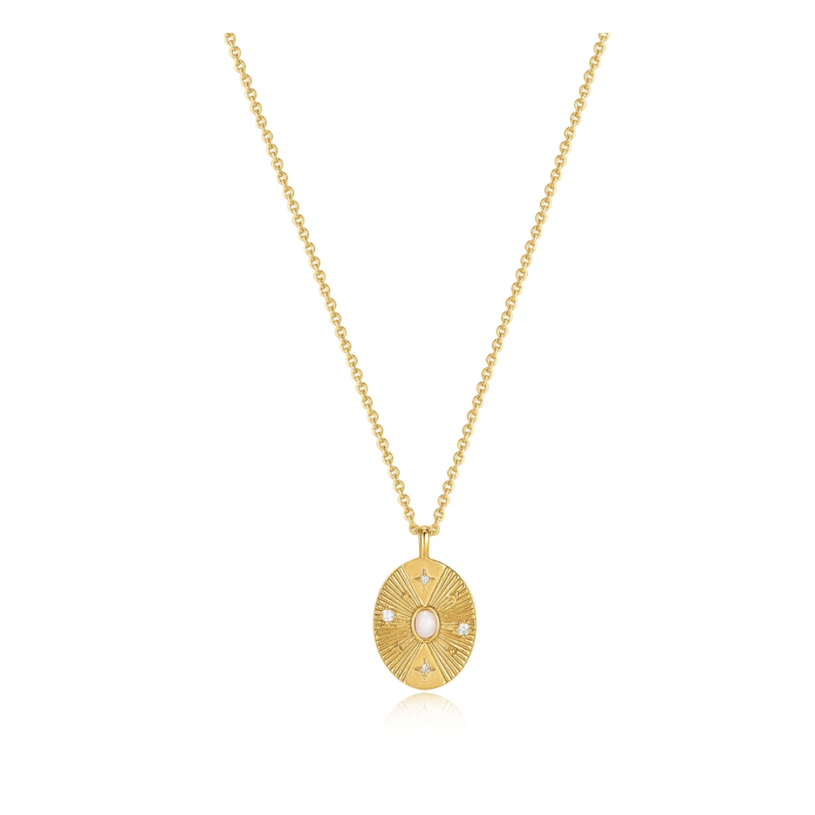 Ania Haie Scattered Stars Opal Disc Necklace