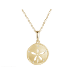 Alamea 14K Yellow Gold w/ Dia. Sand Dollar Pendant