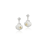 Alamea Sterling Silver & 14K Starfish and Shell Earrings