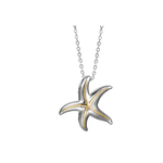 Alamea Sterling Silver & 14K Dancing Starfish Necklace