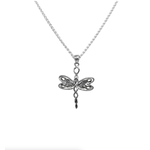 Keith Jack Silver Petite Dragonfly Necklace