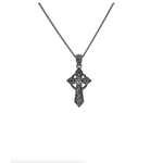 Keith Jack Unfinished Celtic Cross w/ CZ Necklace