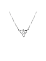 Keith Jack Silver Trinity Diamond Necklace