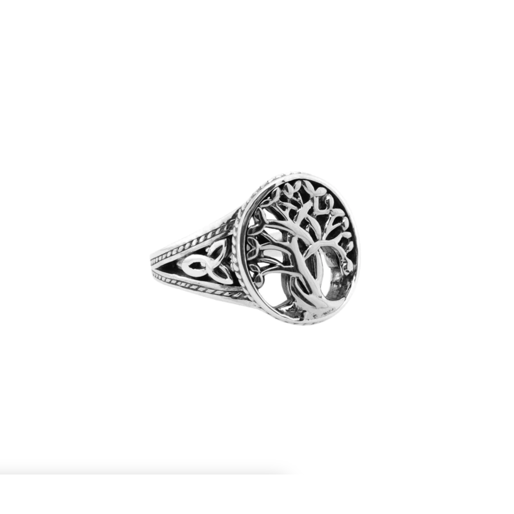 Keith Jack Silver Tree of Life Ring
