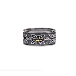 Keith Jack Silver & 18K Celtic Knot Ring