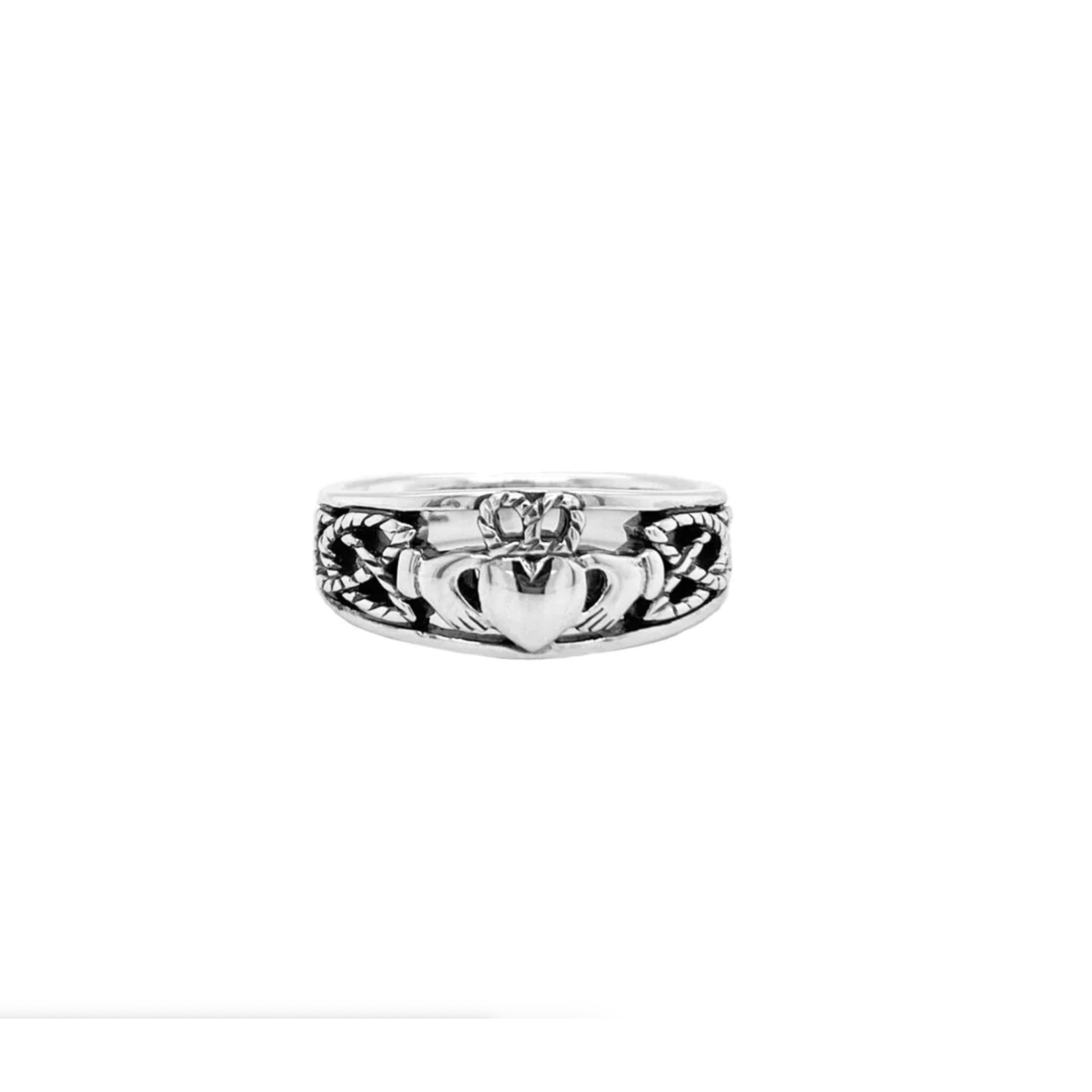 Keith Jack Silver Claddagh Ring
