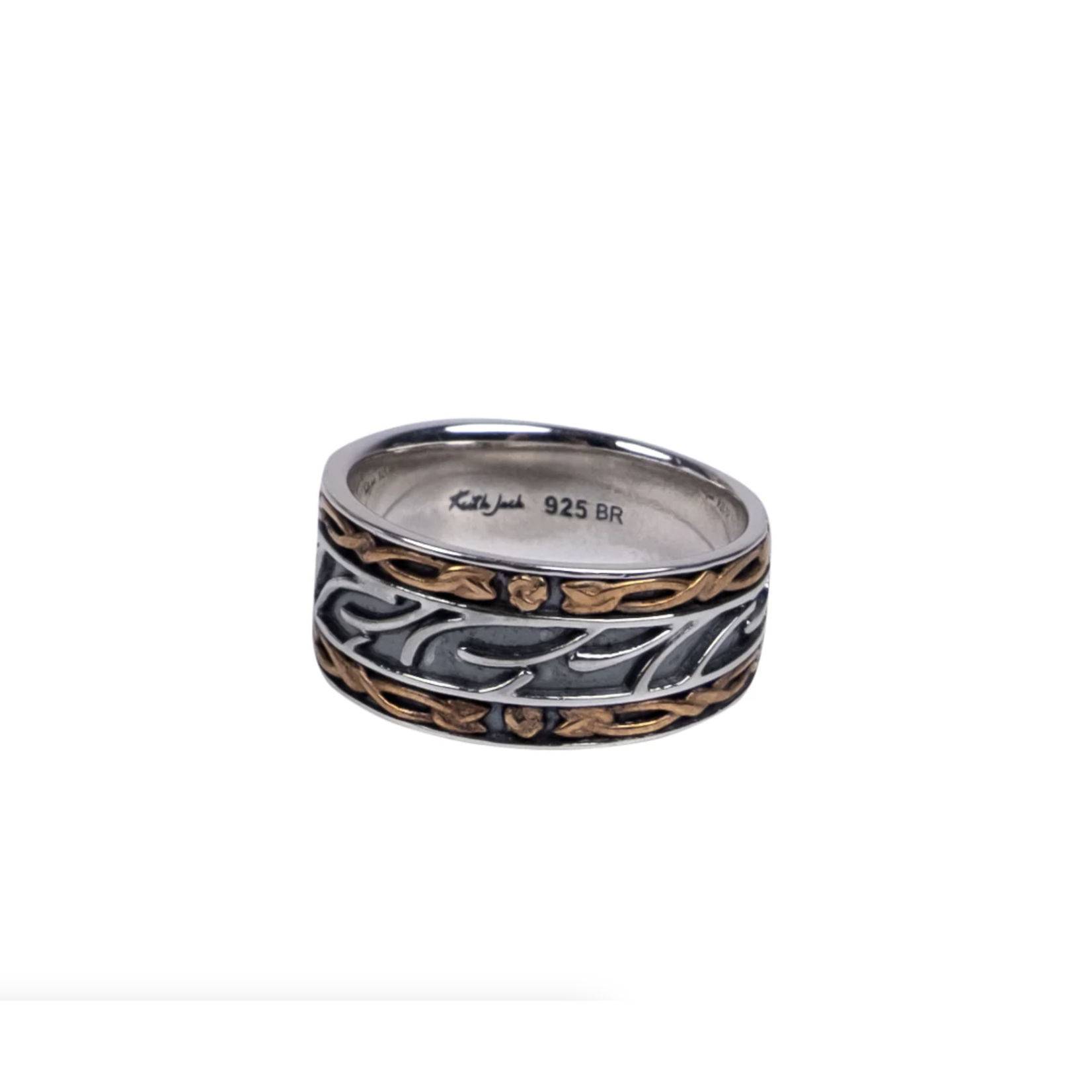 Keith Jack Silver and Bronze Cernunnos Ring