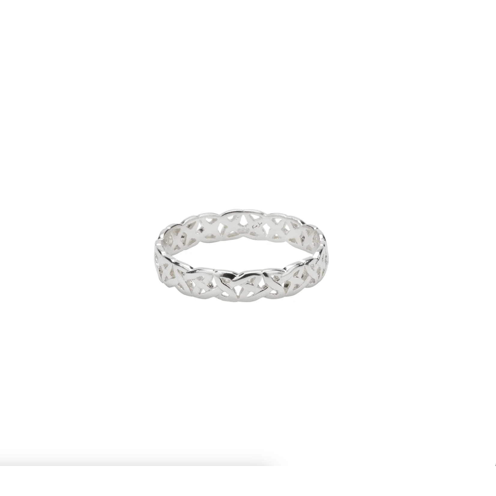 Keith Jack Silver Love Knot Ring