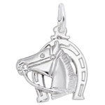 Rembrandt SS Horse & HorseShoe Charm