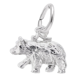 Rembrandt SS Small Black Bear Charm