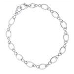 Rembrandt SS Large Figure Eight Link Classic Bracelet