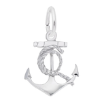 Rembrandt SS Anchor with Rope Charm