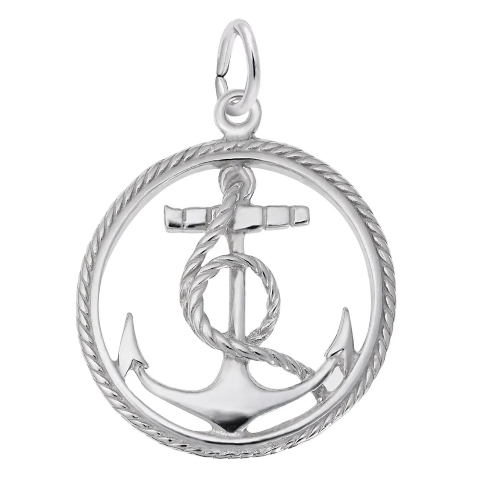Rembrandt SS Anchor with Circle Rope Charm