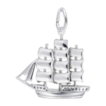 Rembrandt SS Full-Rigged Ship Charm