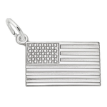 Rembrandt SS American Flag Charm