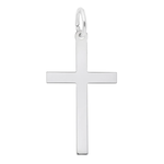 Rembrandt SS Large Plain Cross Charm